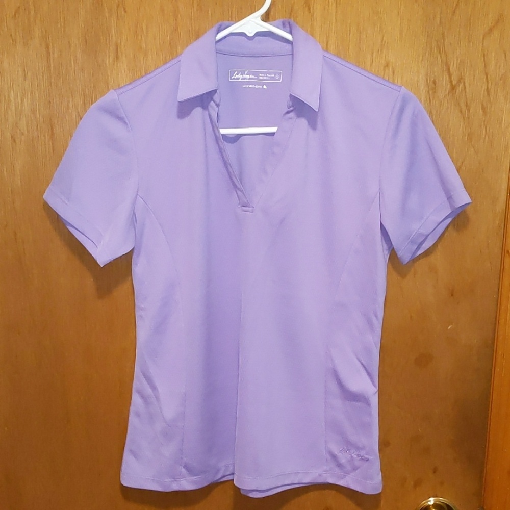 Purple Lady Hagen size small golf top